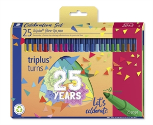 Staedtler Fiberpen Triplus Color 1,0 25 år ass (20+5)